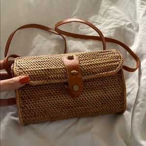 Amerii wicker Shoulder Bag